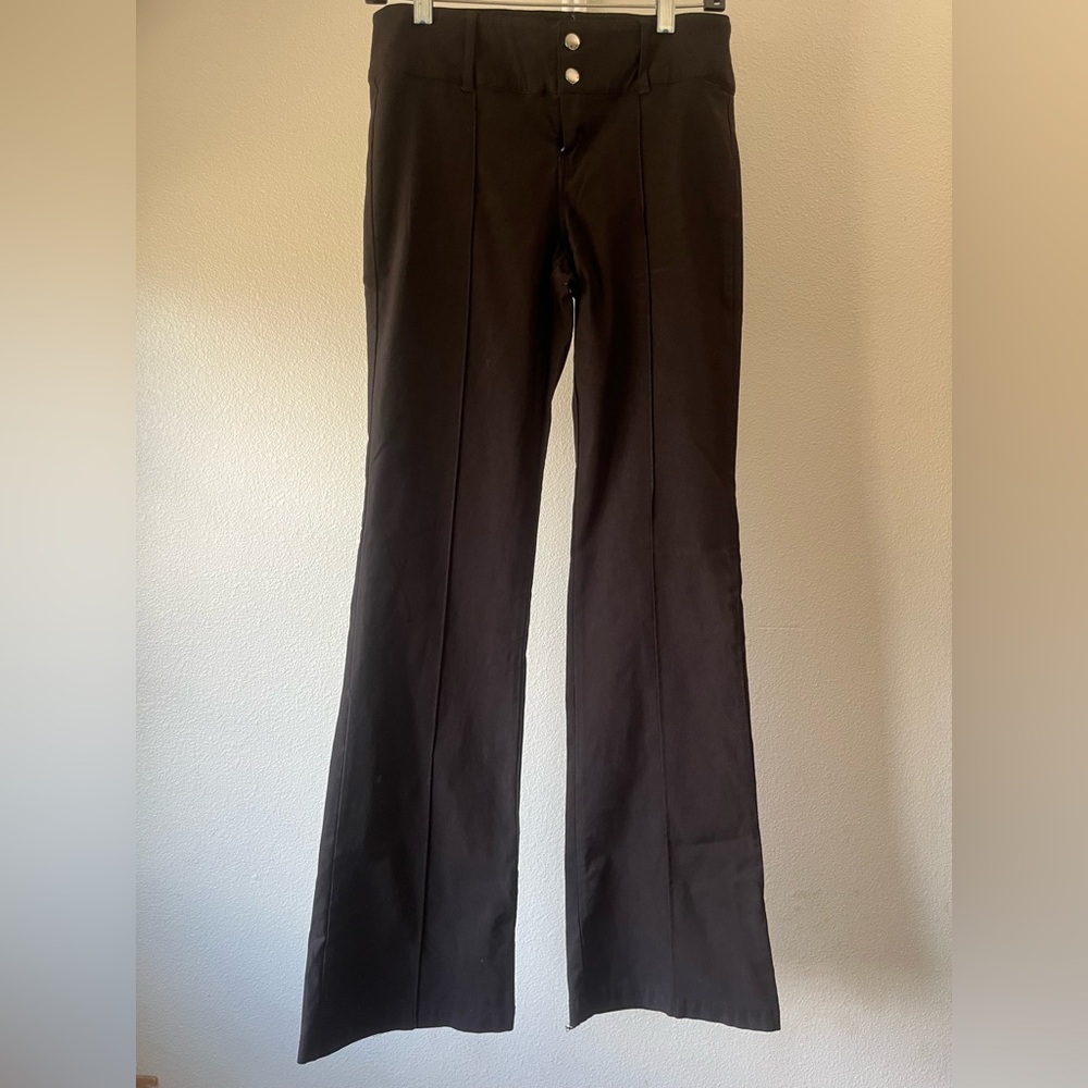 Garage Black Flared Trousers